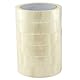 GTSE - Klebeband Transparent - 24 mm x 66 m pro Rolle - Klebeband zum Verpacken von Geschenken, für zuhause, die Schule und das Büro - 6 große Rollen