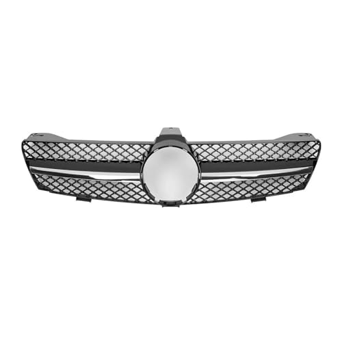 Rejillas de parachoques delantero CLS W219 estilo GTR Racing negro cromado 05-08