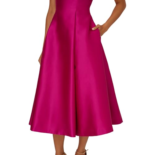 Image of Adrianna Papell Sleeveless Tea Length Dress