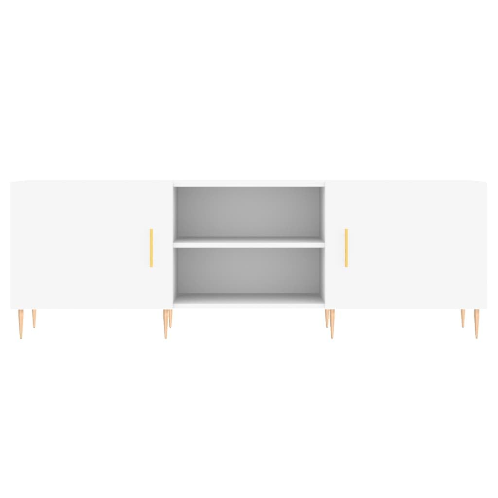 Mobile TV bianco, 150 x 30 x 50 cm, in legno