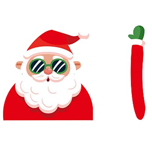 do limpador do carro do Natal Adesivo - Adesivos de limpador de vidro traseiro duráveis ​​e impermeá