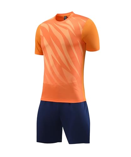 Image of M2C Kids Soccer Jersey Set Athletic Team Uniform Shirt and Shorts