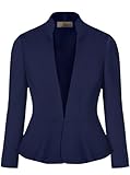 Hybrid & Company Women Super Comfy Ponte Office Blazer JK1135 1073T NAVY M