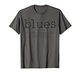 Blues Music Definition Musician Guitar Player Funny Gift T-Shirt