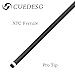 CUEDESG Carbon Fiber Pool Cue Stick 10.5mm/11.8mm/12.5mm,Low Deflection Pool Stick with Rare Wood Butt,Professional Cue Stick with Box Case(Bocote Wood_11.8mm)