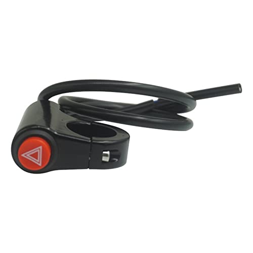 Image of Motorcycle Hazard Light Switch Button Push Button for Motorbike Replacement