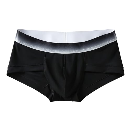 Bóxers de microfibra cómodos y transpirables: calzoncillos básicos de hombre