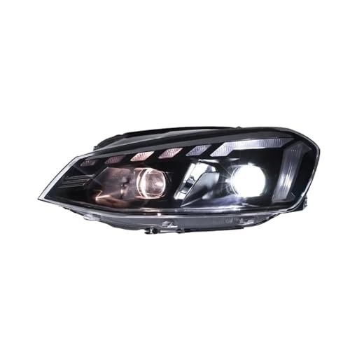 HGPVPKZAZD Conjunto Faros Celanteros Coche Para VW Para Golf 7 2013-2017 Linterna LED Para Cabeza Personalización Automóviles Piezas Luz 1 Par Estilo Coche Conjunto Faros Coche