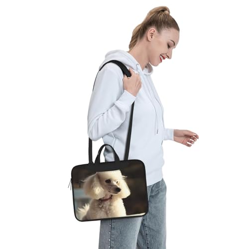 Housse ordinateur portable caniche protection antichoc