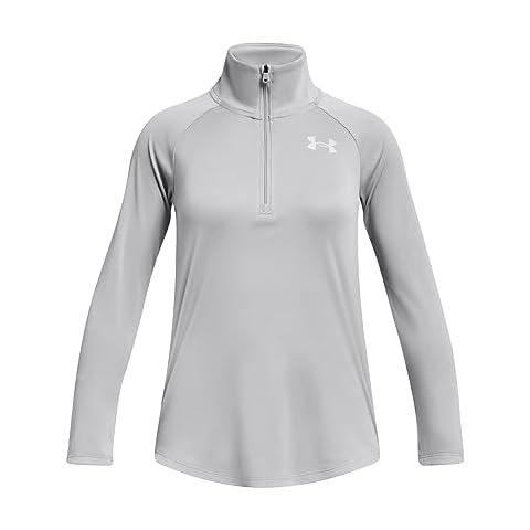 Under Armour Girl's Tech 1/2 Zip Running Top Cover
