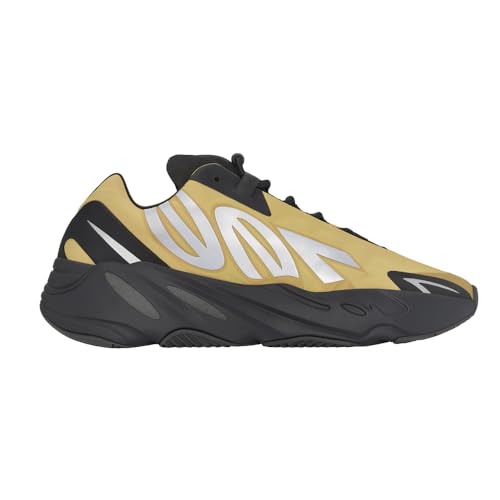 adidas Mens Yeezy Boost 700 Mnvn Lace Up Sneakers Shoes Casual - Black, Yellow - Size 5.5 M