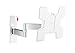 Vogel's TV Wall Mount, 180° Articulating Swivel and Tilt - Wall 3145 W for 19-43 inch TVs, White