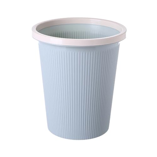 Caneca de Basura Cuadrada de Plástico Azul para Baño miniatura 2