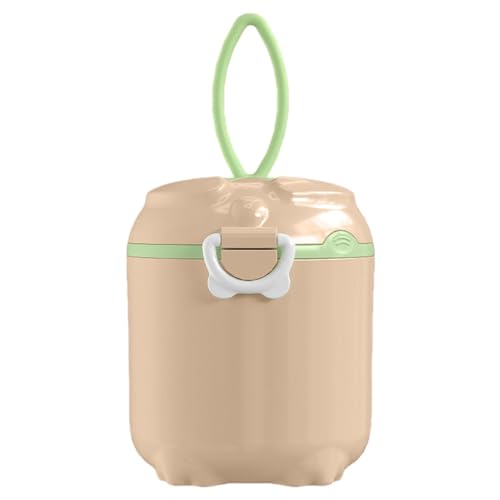 Esncddym Portador de leche en polvo para viajes, soporte para leche en polvo,Contenedor de viaje en polvo para suplementos para niños - Contenedor de polvo portátil para suplementos infantiles,