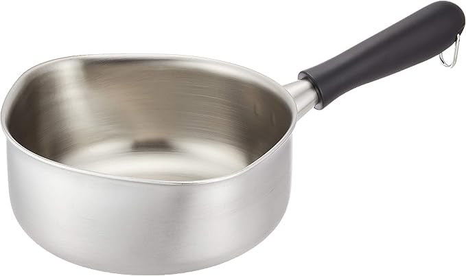 Amazon | ステンレス片手鍋18cm IH対応 アルミ三層鋼 蓋付き 食洗機