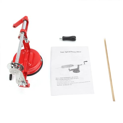 Manivelle en acier inoxydable, spirale manuelle pour pommes de terre, outil de préparation Twist, Base d'aspiration, ustensile de cuisine