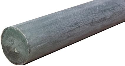 Phenolic G-10 Round Rod, Natural, 24" Length x 0.375" Diameter (Pack of 4)