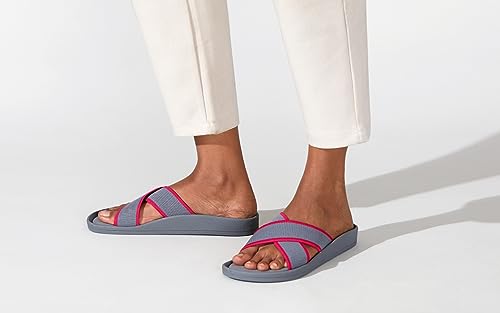 Image of Neeman's Cross Knit Sandal for Women| Comfortable and Light Weight | Stylish and Fashionable | Flexible, Durable Soft Cushioned Chappal for Women | Trendy Everday Comfort Slides