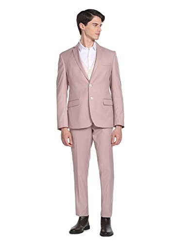 Image of Arrow Tailored Fit Dobby Suit Pink