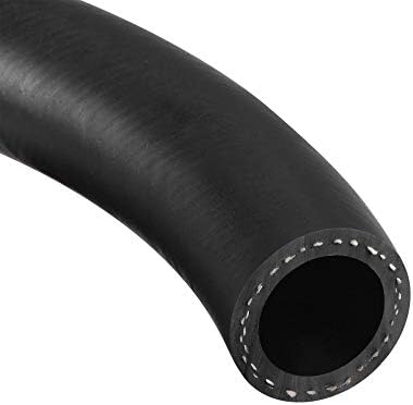 uxcell 25.5mm(1 Inch) ID Fuel Line Hose, 36mm OD 2ft Black Oil Hose for Small Engines