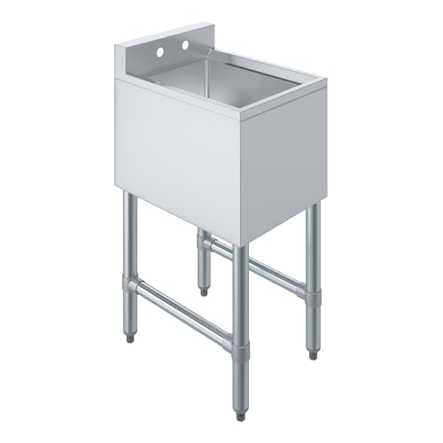 AmGood One Compartment Stainless Steel Under bar Sink (Sink Size: 14