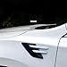 Car Fender Side Vent Trim for Kia Rio Quoris Picanto Pro Ceed, 2PCS Car Shark Gills Side Wing Decals Bumper Hood ABS Automotive Body Kits,B