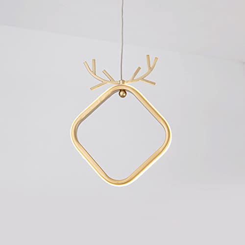 Chandelier plafonnier LED réglable pour chambre et vestiaire moderne