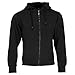 Produktbild James & Nicholson JN042 Men´s Hooded Jacke Sweatjacke Kapuze Sweatshirt, Farbe:Black, Herrengrößen:S