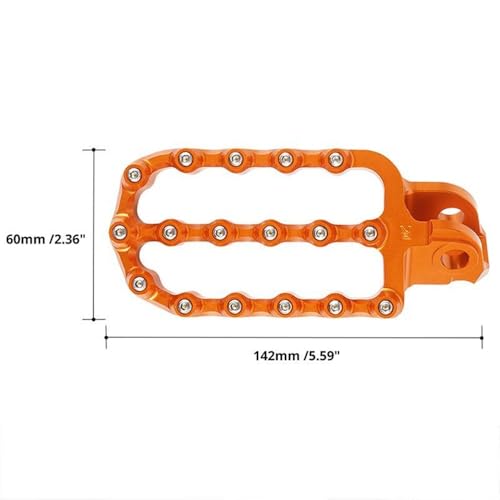 Repose-Pieds Larges Moto pour KTM 990 Adventure R S LC8 Supermoto SMT SMR Pédales Bleu