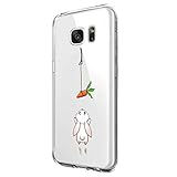 Jeack Kompatibel mit Samsung Galaxy S6 Edge Hülle,Samsung Galaxy S6 Edge Ultradünn Handyhülle Soft Rückschale Blume case Flüssigkristall Silicone Schutz Shockproof Handytasche für Galaxy S6 Edge (3)