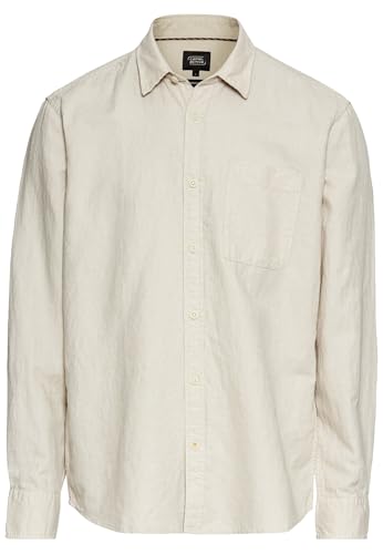 Chemise Homme camel active 409116-5s16 en coton coupe droite