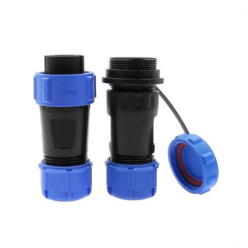 Conector impermeable IP68 SP17 de 4 pines para cable de alimentación exterior 2