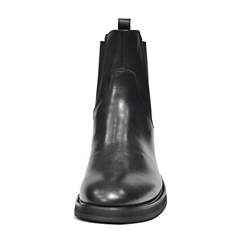 Image of Chelsea Slip-on Crust Boots For Men, Men Handmade Custom Made Boots, Crust Leather Chelsea Boots, Classic Leather Chelsea Boots, Casual, Lightweight, Smooth
