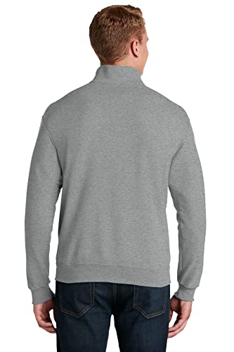 Sorority Letters Shop Arkansas State University Quarter Zip Cadet Collar Sweatshirt - Red Wolves Logo Pullover Sweater3