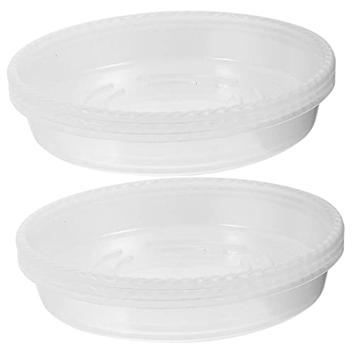 CAXUSD 10個 鳥の餌箱 オウム 池 フィーダ 鳥の水風呂 鳥かご 鳥の風呂の噴水 給餌桶 再利用可能な鳥用給水器 プラスチック製の鳥の浴槽 鳥の水盤 鳥用バスボウル 鳥の餌ボウル 白い