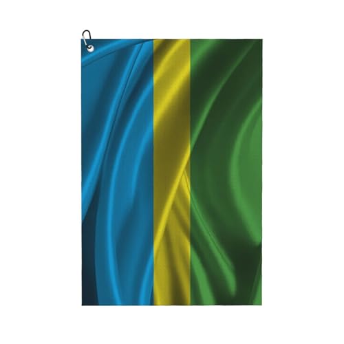 Bandung Municipal Flag Golf Towel 24"x16" with Carabiner