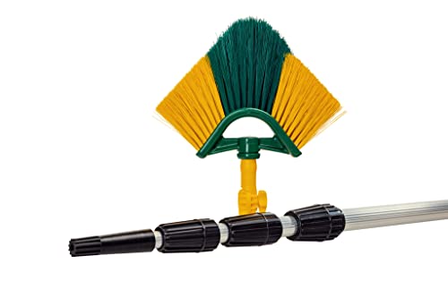 Neustanlo - XXL Eckbesen Set 6 m - inkl. Gelenk und Universaladapter - Teleskopstange Teleskopstiel