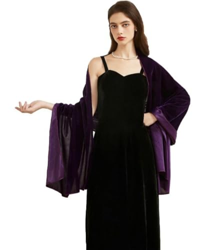 Women's Velvet Shawl and Wrap for Wedding Bridal Bridesmaid Outwear Evening Party Prom Dress Accessories Scarf 20253