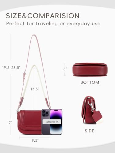 Image of CLUCI Womens Purses and Handbags, Soft Vegan Leather Hobo Bags with Adjustable Strap, Lightweight Slouchy Shoulder Bag