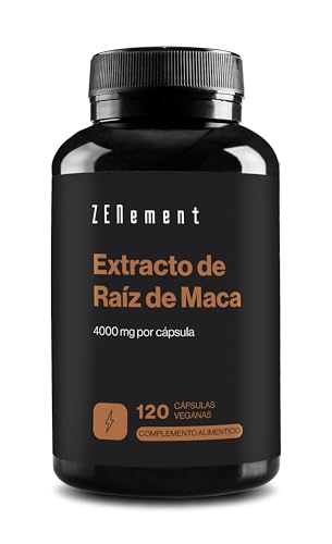 Zenement Maca Peruana 4000 mg, 120 Cápsulas Veganas