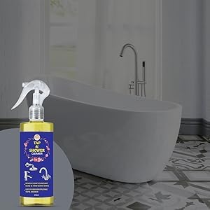 True Heaven Tough Lime Scale Hard Water Stain Remover, Spray and Scrub Cleaner for Bathroom,Taps, Faucet, Basins, Showers & Floor Tiles Cleaner- 250 ml (pack of 1) 4