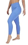 Yogalicious Lux High Waist Side Pocket Ankle Legging - Granada Sky Lux - Medium
