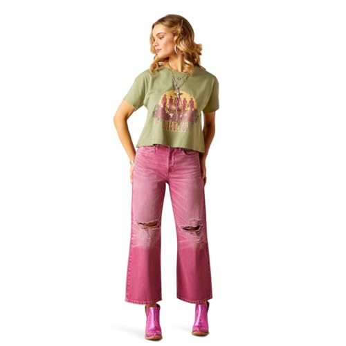 ARIAT Women's Charlie T-Shirt, Sage, X-Large - image 3