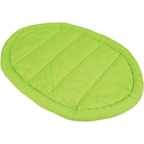 Constructive Playthings Kids Poly-Filled Cotton Crawling Mat, Green