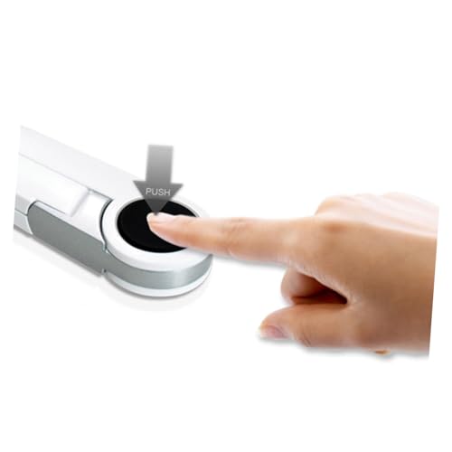 Support tablette pliable alliage aluminium blanc réglable stable - 4