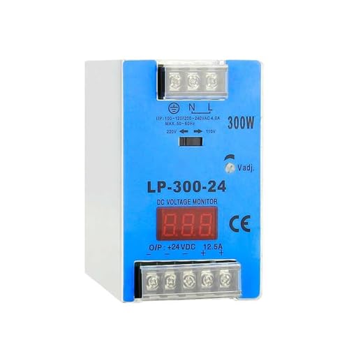 Alimentation à découpage LP 300W 24V 12.5A rail DIN sortie unique LED