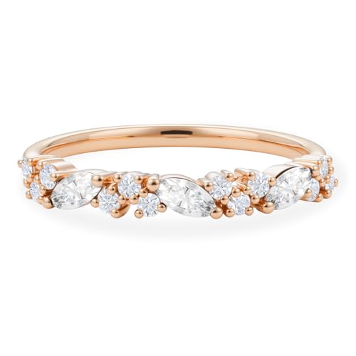 Engagement Rings for Women, 925 Sterling Silver Rings Moissanite Wedding Bands for Women, Promise Rings Gift Packed for Her Size 3-10