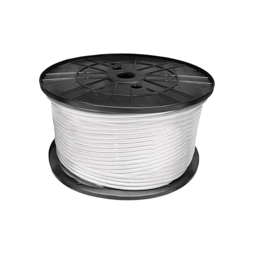 Câble électrique 2 x 0,75 mm 400 m blanc h05vvh2-f souple
