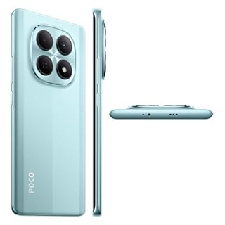 XIAOMI POCO M8 5G Smartphone, 8+ 256 GB, grün, IP66, staub- und wasserdicht, massiver Akku mit 5520 mAh, 6,77 Zoll, 120 Hz, 45 W, mit Ladegerät, ohne NFC