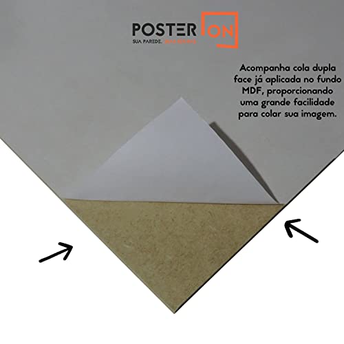 Moldura ISO A3 29,7x42cm – Sem acrílico PS - Cola Dupla Face Cor: Branca